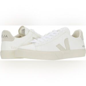 Veja Campo Sneakers in Extra White/Natural Suede